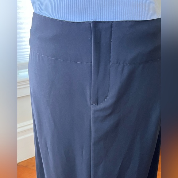 Vince Minimalist Navy Maxi Skirt - Picture 2 of 6